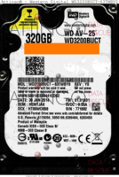 Western Digital AV-25 WD3200BUCT-63TWBY0 WD3200BUCT-63TWBY0 30 JAN 2014 Malaysia  SATA front side