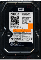 Western Digital Blue Desktop Hard Drive WD5000AAKX-00ERMA0 WD5000AAKX 27 JAN 2014 MALAYSIA  SATA front side