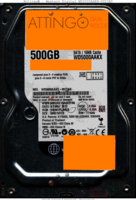 Western Digital Blue WD5000AAKX-001CA0 WD5000AAKX-001CA0 07 MAY 2012 Thailand  SATA front side