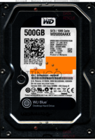 Western Digital Blue WD5000AAKX-00ERMA0 WD5000AAKX-00ERMA0 27 JAN 2014   SATA front side