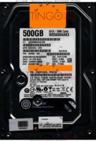 Western Digital Blue WD5000AAKX-60U6AA0 634605-003 01 FEB 2013 Thailand  SATA front side