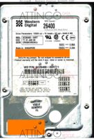 Western Digital Caviar AC26400-00RT AC26400-00RTT1 31 JAN 99 Singapore  PATA front side