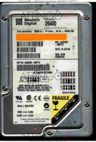 Western Digital Caviar AC26400-00RTT2 AC26400-00RTT2 12 JUN 99 Malaysia  PATA front side