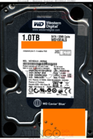 Western Digital Caviar Blue WD10EALS-002BA0 WD10EALS-002BA0 05 SEP 2010 Thailand  SATA front side