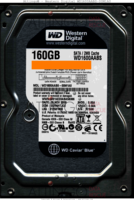 Western Digital Caviar Blue WD1600AABS-00M1A0 WD1600AABS-00M1A0 26 NOV 2008 Malaysia  SATA front side