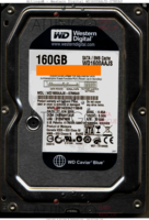 Western Digital Caviar Blue WD1600AAJS-07M0A0 WD1600AAJS 27 JUN 2009   SATA front side