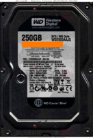 Western Digital Caviar Blue WD2500AAJS-00L7A0 50014EE0015FC18C 14 JUN 2009   SATA front side