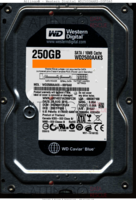 Western Digital Caviar Blue WD2500AAKS-00F0A0 WD2500AAKS-00F0A0 08 AUG 2010 Thailand  SATA front side