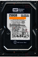 Western Digital Caviar Blue WD2500AAKS-00L9A0 WD2500AAKS-00L9A0 06 OCT 2009 Thailand  SATA front side