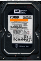 Western Digital Caviar Blue WD2500AAKS-00L9A0 WD2500AAKS-00L9A0 06 OCT 2009 Thailand  SATA front side