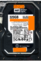 Western Digital Caviar Blue WD3200AAJS-07M0A0 WD3200AAJS 14 DEC 2010   SATA front side