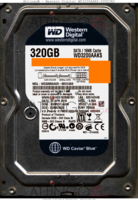 Western Digital Caviar Blue WD3200AAKS-00UU3A0 WCAYU3623191 24 APR 2010   SATA front side