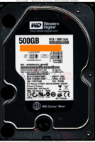Western Digital Caviar Blue WD5000AAKB-00H8A0 WD5000AAKB-00H8A0 07 MAR 2009 Thailand  PATA front side