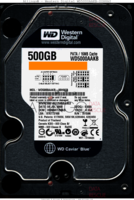 Western Digital Caviar Blue WD5000AAKB-00H8A0 WD5000AAKB-00H8A0 04 JUL 2009 Thailand  PATA front side
