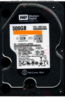 Western Digital Caviar Blue WD5000AAKB-00H8A0 WD5000AAKB-00H8A0 30 OCT 2009 Thailand  PATA front side