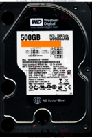 Western Digital Caviar Blue WD5000AAKB-00H8A0 WD5000AAKB-00H8A0 12 NOV 2010 THAILAND  PATA front side
