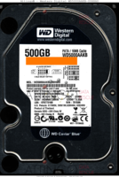 Western Digital Caviar Blue WD5000AAKB-00H8A0 WD5000AAKB-00H8A0 30 AUG 2009 Thailand  PATA front side