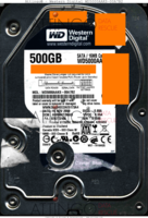 Western Digital Caviar Blue WD5000AAKS-00A7B2 WD5000AAKS 19 NOV 2009   SATA front side