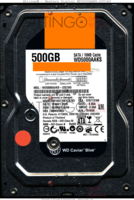 Western Digital Caviar Blue WD5000AAKS-22V1A0 WD5000AAKS-22V1A0 13 MAY 2010 Thailand  SATA front side