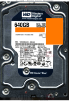 Western Digital Caviar Blue WD6400AAKS WD6400AAKS-00E4A0 09 MAR 2010   SATA front side