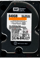 Western Digital Caviar Blue WD6400AAKS WD6400AAKS-22A7B0 21 OCT 2008   PATA front side