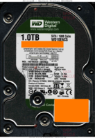 Western Digital Caviar Green WD10EACS WD10EACS-00D6B1 09 JAN 2009   SATA front side