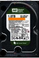 Western Digital Caviar Green WD10EARS-003BB1 WN10EARS-003BB1 23 DEC 2010 THAILAND  SATA front side