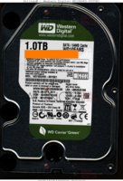 Western Digital Caviar Green WD10EARS-00Y5B1 WD10EARS-00Y5B1 09 APR 2011 Thailand  SATA front side