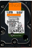 Western Digital Caviar Green WD10EAVS WD10EAVS-00D7B1 06 MAY 2009 THAILAND  SATA front side