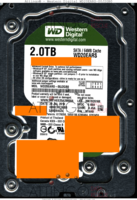 Western Digital Caviar Green WD20EARS-00J2GB0 WD20EARS 28 JUL 2010   SATA front side