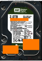 Western Digital Caviar Green WD20EARS-00MVW WD20EARS 22 JUN 2010   SATA back side