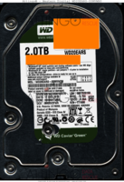 Western Digital Caviar Green WD20EARS-00MVWB0 WD20EARS 17 DEC 2010   SATA front side