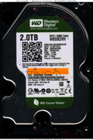 Western Digital Caviar Green WD20EZRX-00DC0B0 WD20EZRX-00DC0B0 14 SEP 2012 Malaysia  SATA front side