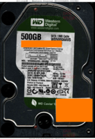 Western Digital Caviar Green WD5000AAVS-00G9B0 WD5000AAVS-00G9B0 05 SEP 2008 Thailand  SATA front side