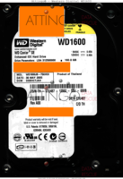 Western Digital Caviar SE WD1600 WD1600JB-75GVC0 30 MAY 2005 THAILAND A00 PATA front side