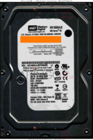 Western Digital Caviar SE WD1600AAJS WD1600AAJS-00B4A0 16 MAR 2008 Malaysia  SATA front side