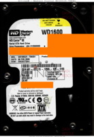 Western Digital Caviar SE WD1600JS-75NCB1 MY0DC115125556260155 06 FEB 2006  B1 SATA front side