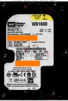 Western Digital Caviar SE WD1600JS-75NCB1 TH0DC11512552616051D 06 JAN 2006  B1 SATA front side