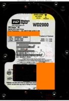 Western Digital Caviar SE WD2000 WD2000JD-22HBC0 07 SEP 2005   SATA front side