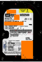 Western Digital Caviar SE WD2500 11S39M0141YJ10SU004657 27 OCT 2005   SATA front side