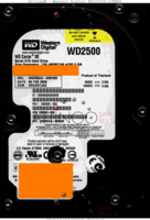 Western Digital Caviar SE WD2500JS-22MHB0 XXXXXX-XXX 06 FEB 2006 Thailand  SATA front side