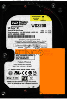 Western Digital Caviar SE WD3200JD-00KLB0 WD3200JD-00KLB0 08 FEB 2006 Thailand  SATA back side