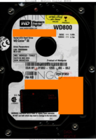 Western Digital Caviar SE WD800 MY0Y3053125554B600L2 06 NOV 2004   SATA front side