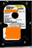 Western Digital Caviar SE WD800JD-00LSA0 WD800JD-00LSA0 31 AUG 2005   SATA front side