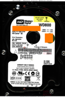 Western Digital Caviar SE WD800JD-08LSA0 WD800JD-08LSA0 01 DEC 2005 Malaysia  SATA front side