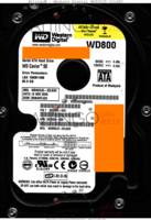 Western Digital Caviar SE WD800JD-22LSA0 XXXXXX-XXX 16 NOV 2005   SATA front side