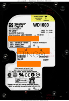 Western Digital Caviar WD1600 MY0U40011255545T04CG 29 MAY 2004   SATA front side