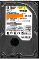 Western Digital Caviar WD200AB-00BVA0 WD200AB-00BVA0 21 MAY 2001 Malaysia  PATA front side