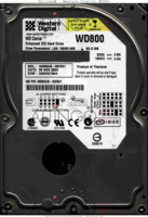 Western Digital Caviar WD800 WD800JB-00CRA1 09 NOV 2002   PATA front side