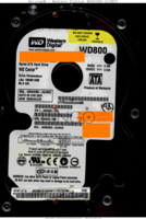 Western Digital Caviar WD800BD-22JMC0 XXXXXX-XXX 09 JUN 2005 Malaysia  SATA front side